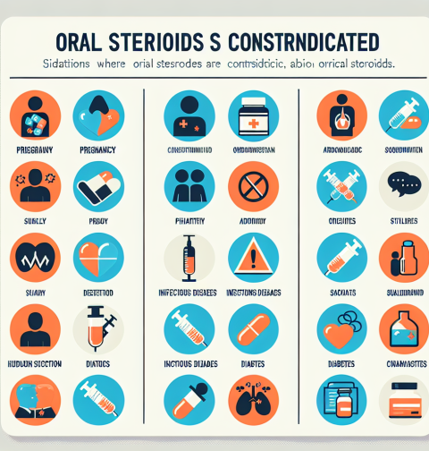Casos en los que Esteroides orales está contraindicado