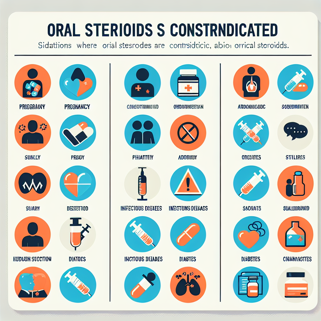 Casos en los que Esteroides orales está contraindicado