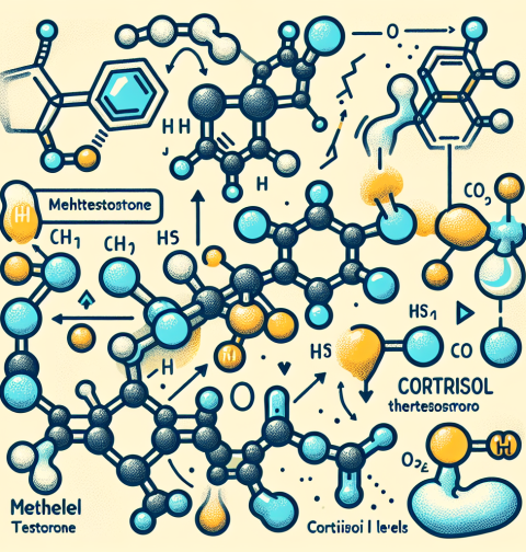 Cómo afectan los niveles de cortisol al usar Methyltestosterone