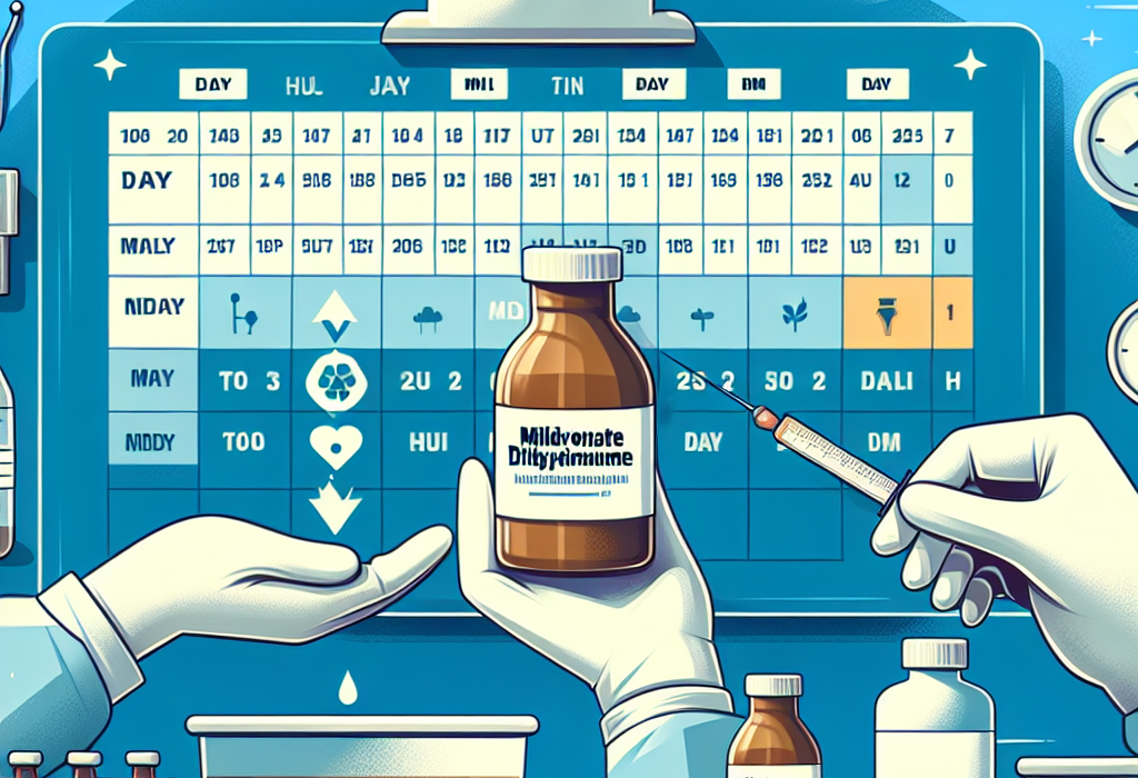 Protocolos semanales con Mildronate Dihydricume