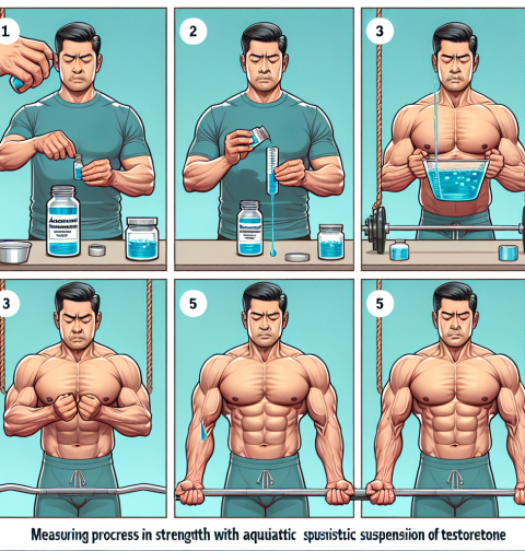 Cómo medir tu progreso en fuerza con Suspensión acuosa de testosterona