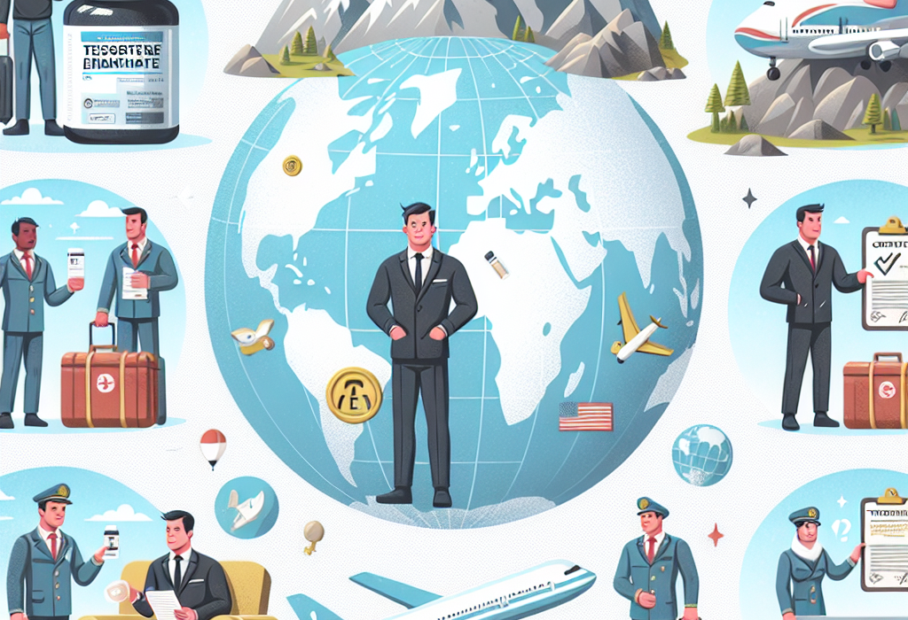 Consejos para viajar mientras usas Enantato de testosterona