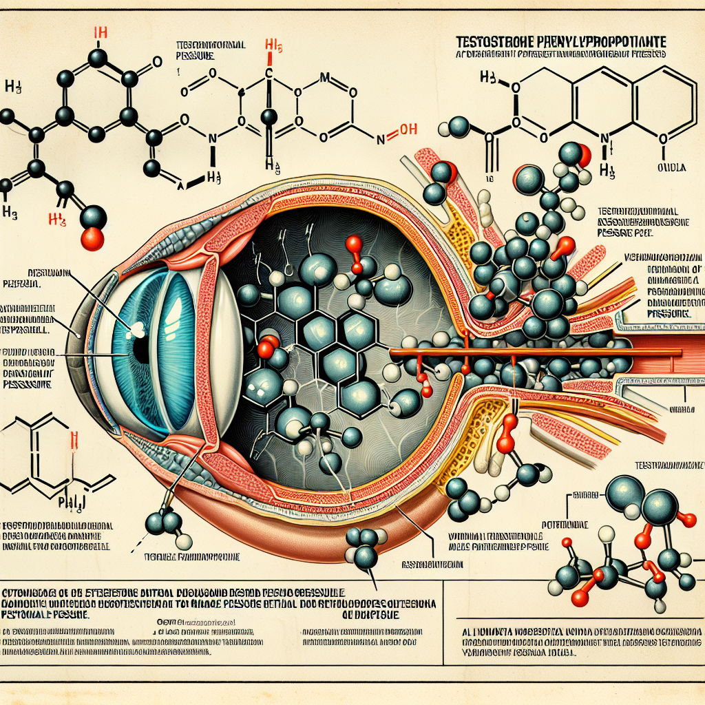 Fenilpropionato de testosterona y cambios en la presión ocular