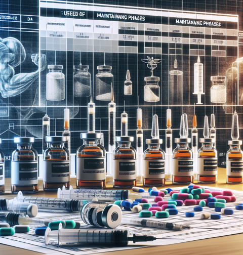 Mezcla de esteroides en fases de mantenimiento