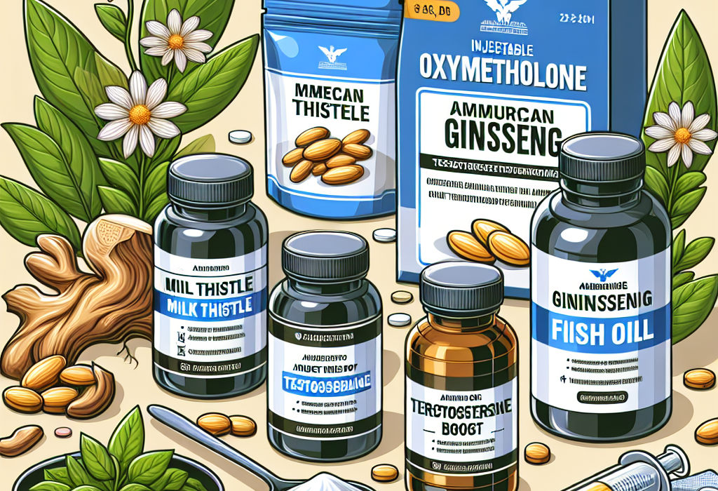 Qué suplementos naturales equilibran el uso de Oximetolona inyectable
