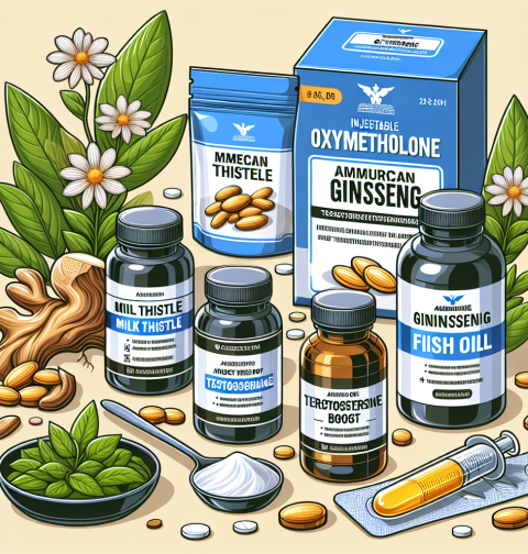 Qué suplementos naturales equilibran el uso de Oximetolona inyectable