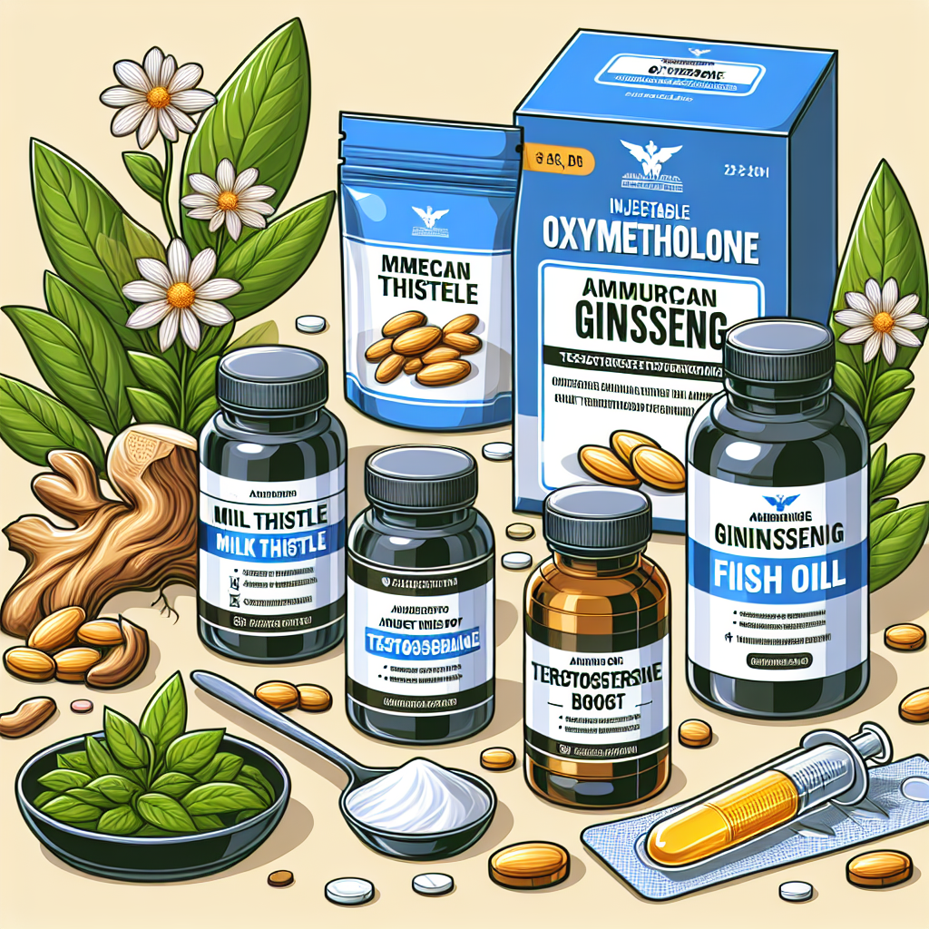 Qué suplementos naturales equilibran el uso de Oximetolona inyectable