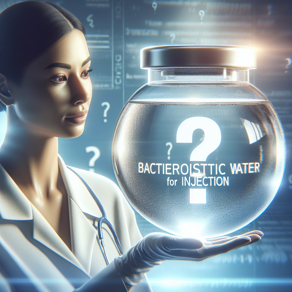 Agua bacteriostática para inyección: ¿apto para mujeres?