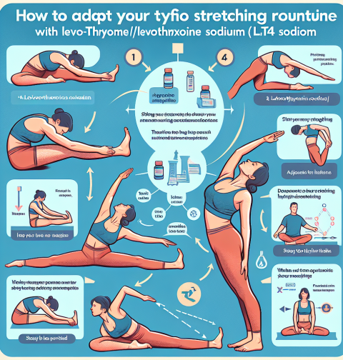 Cómo adaptar tu rutina de estiramientos con L-Thyroxine Sodium/Levothyroxine Sodium (LT4 sodium)