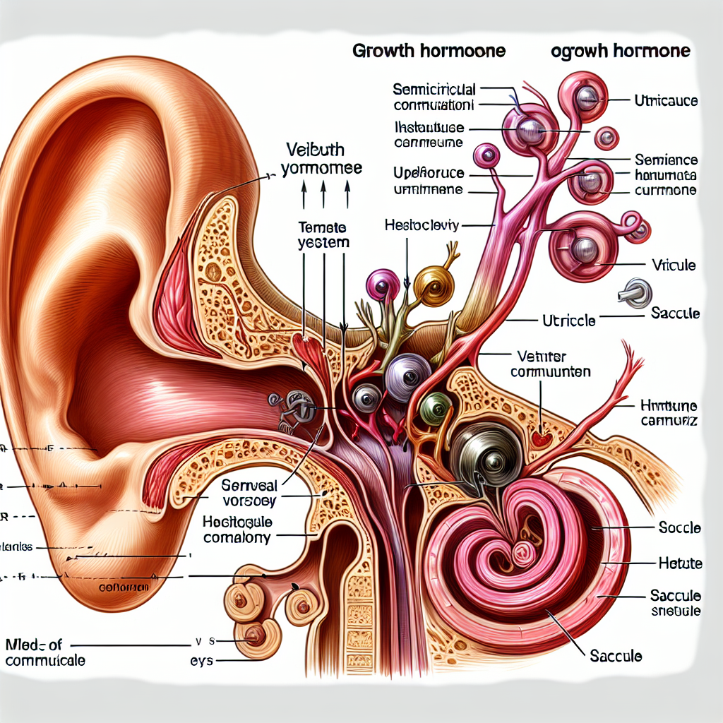 Cómo afecta Hormona del crecimiento al sistema vestibular
