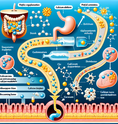 Cómo afecta Preparados de péptidos al metabolismo del calcio