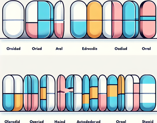 otros esteroides orales: comparativa directa