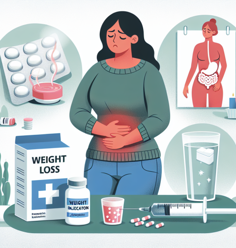 ¿Qué hacer si Inyecciones y pastillas para adelgazar causa molestias gástricas?