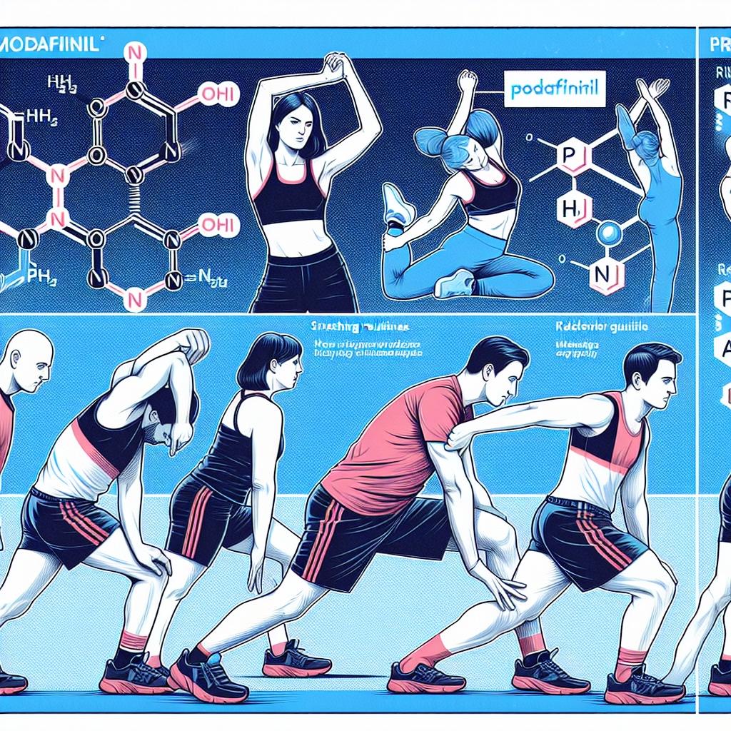Cómo adaptar tu rutina de estiramientos con Modafinil (Provigil)