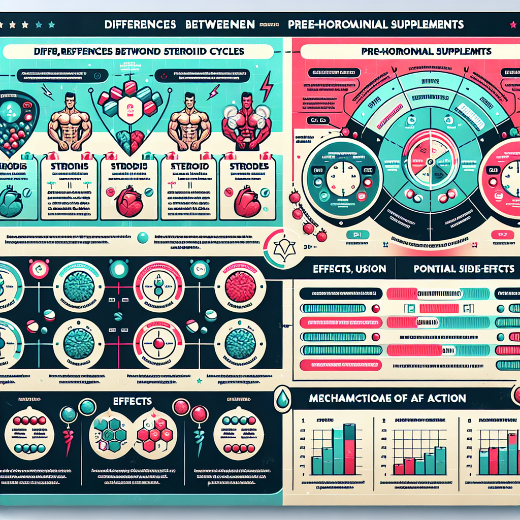 Cursos de esteroides y suplementos pre-hormonales: diferencias