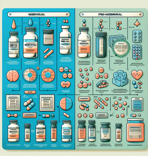 Nebivolol y suplementos pre-hormonales: diferencias