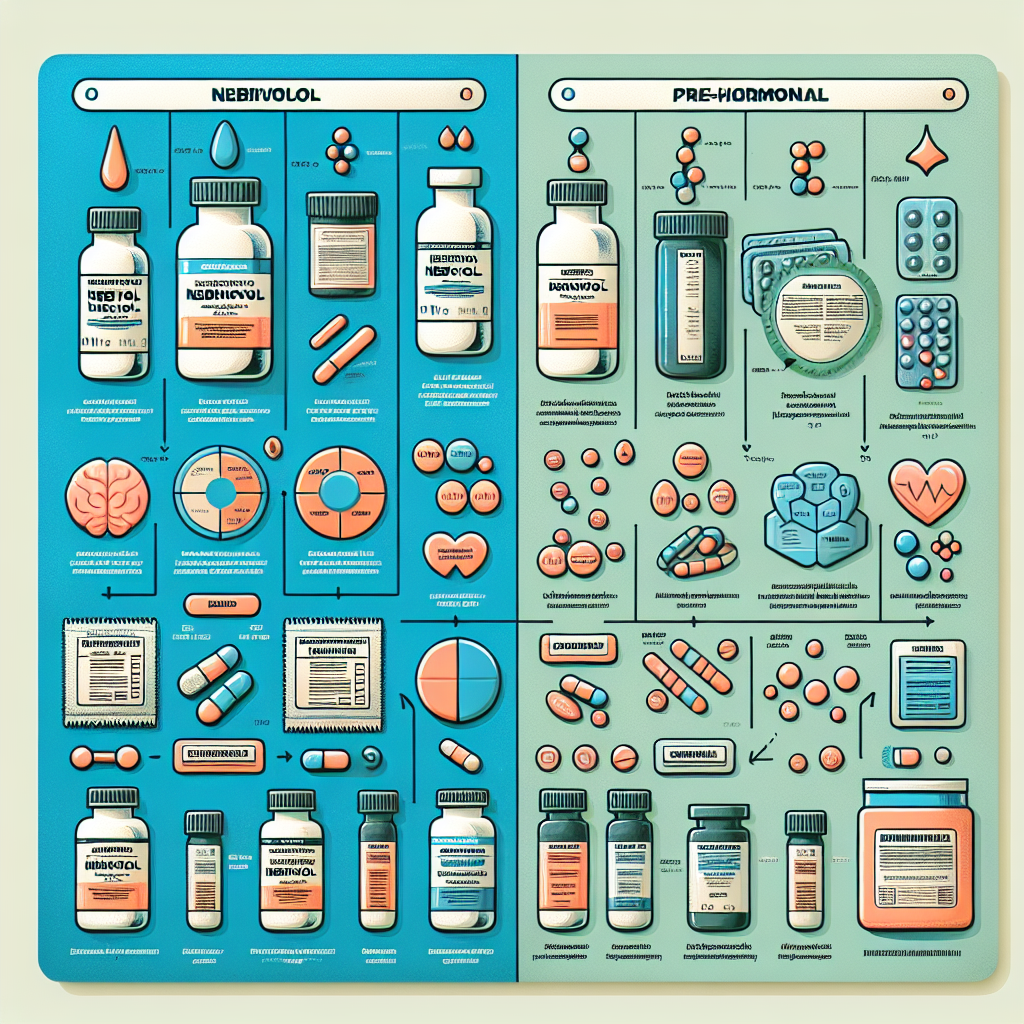 Nebivolol y suplementos pre-hormonales: diferencias