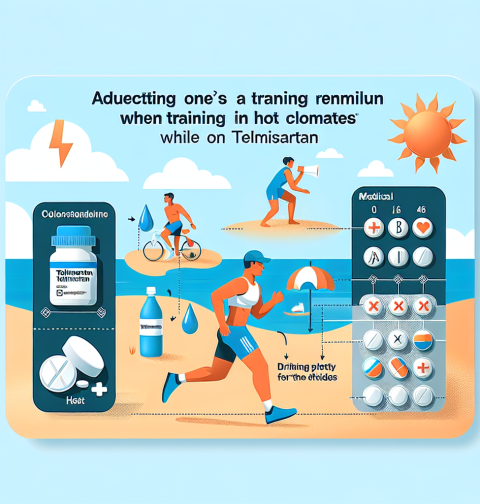 Qué adaptaciones hacer si entrenas en clima caluroso con Telmisartan
