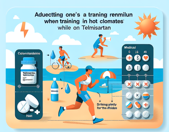 Qué adaptaciones hacer si entrenas en clima caluroso con Telmisartan