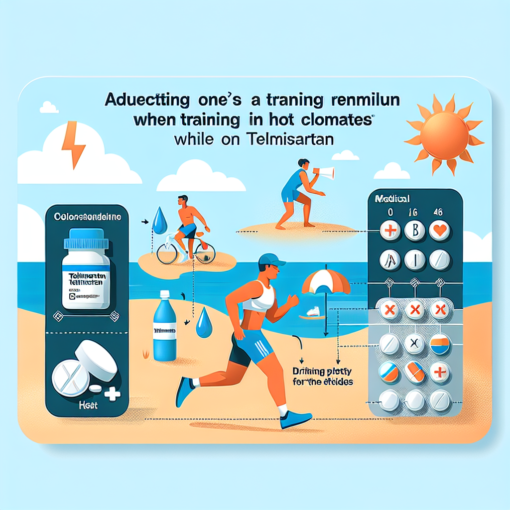 Qué adaptaciones hacer si entrenas en clima caluroso con Telmisartan
