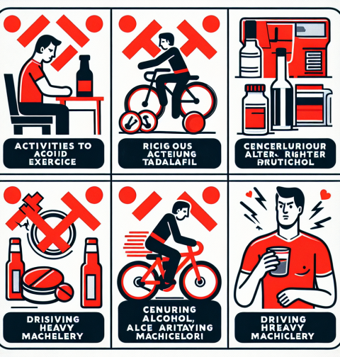 Qué evitar hacer justo después de tomar Tadalafil