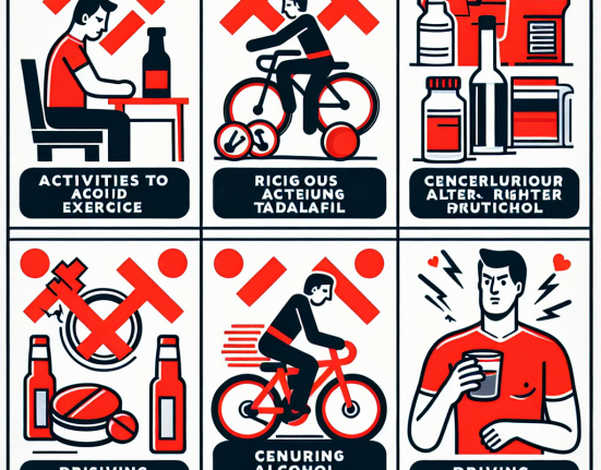 Qué evitar hacer justo después de tomar Tadalafil