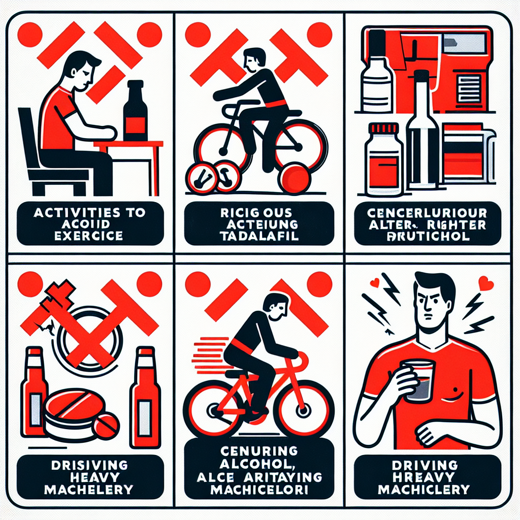 Qué evitar hacer justo después de tomar Tadalafil