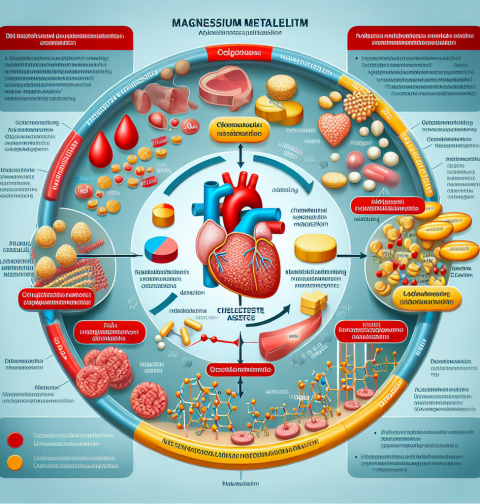 Cómo influye Colesterol - agentes reductores en el metabolismo del magnesio