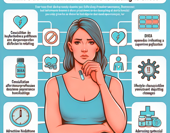 Qué hacer si sientes que Dehydroepiandrosteron pierde efecto