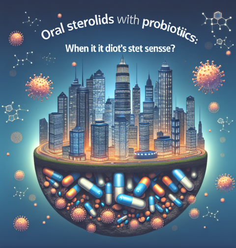 Esteroides orales con probióticos: cuándo tiene sentido