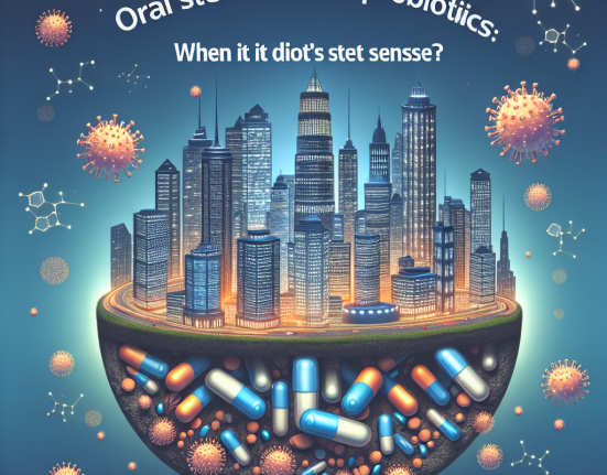 Esteroides orales con probióticos: cuándo tiene sentido