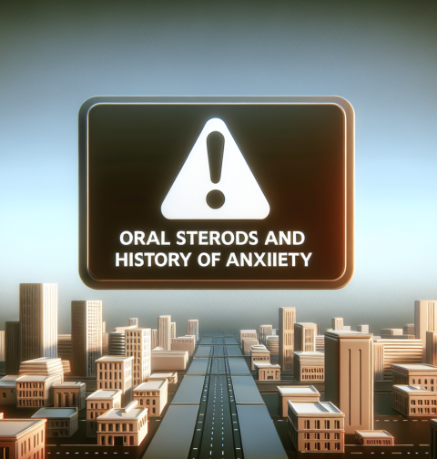 Esteroides orales y antecedentes de ansiedad: alerta